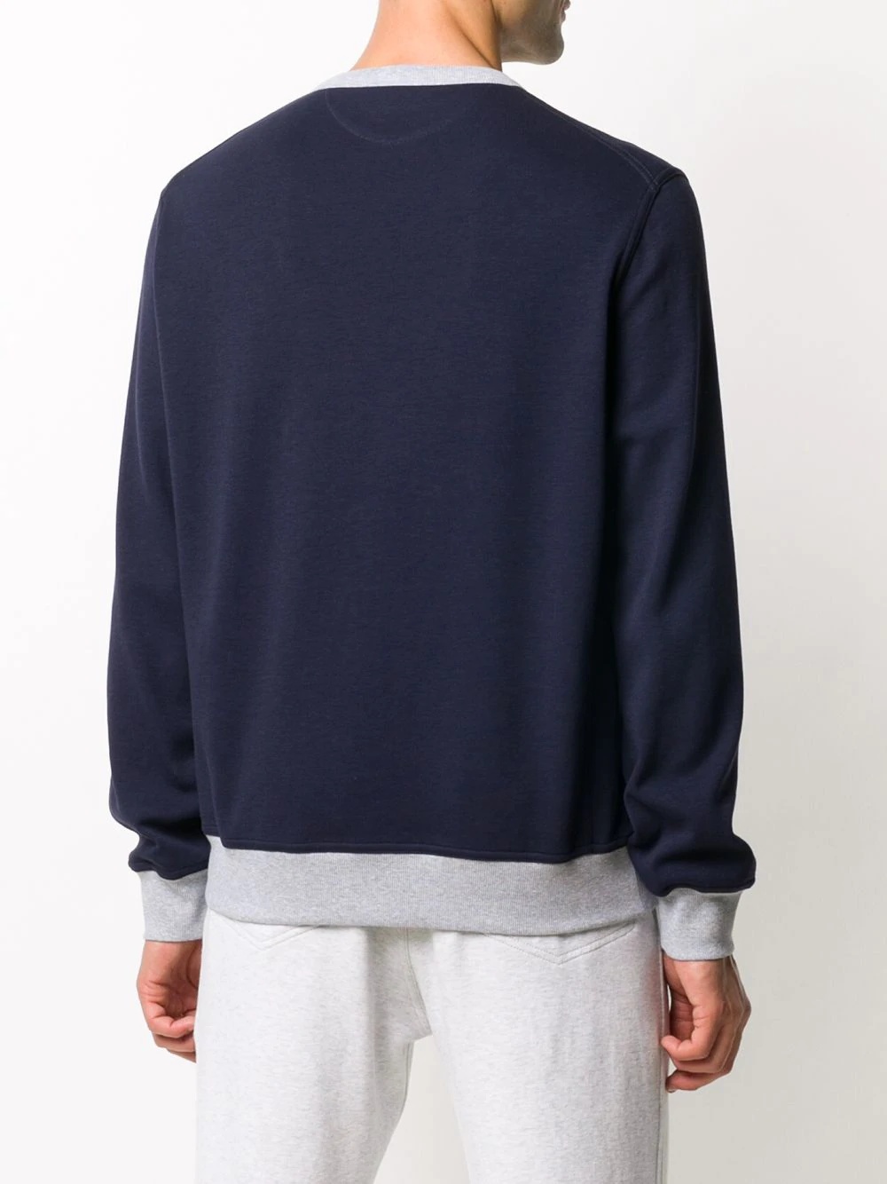 contrast-trimmed relaxed-fit sweatshirt - 4