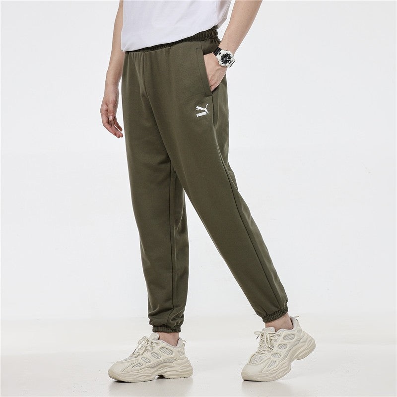 PUMA Classics Small Logo Trousers 'Olivegreen' 533118-44 - 5