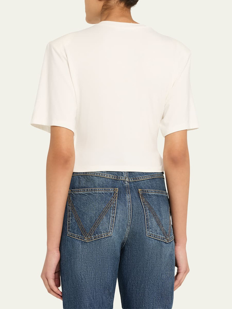 Rowley Gathered Short-Sleeve Tee 3