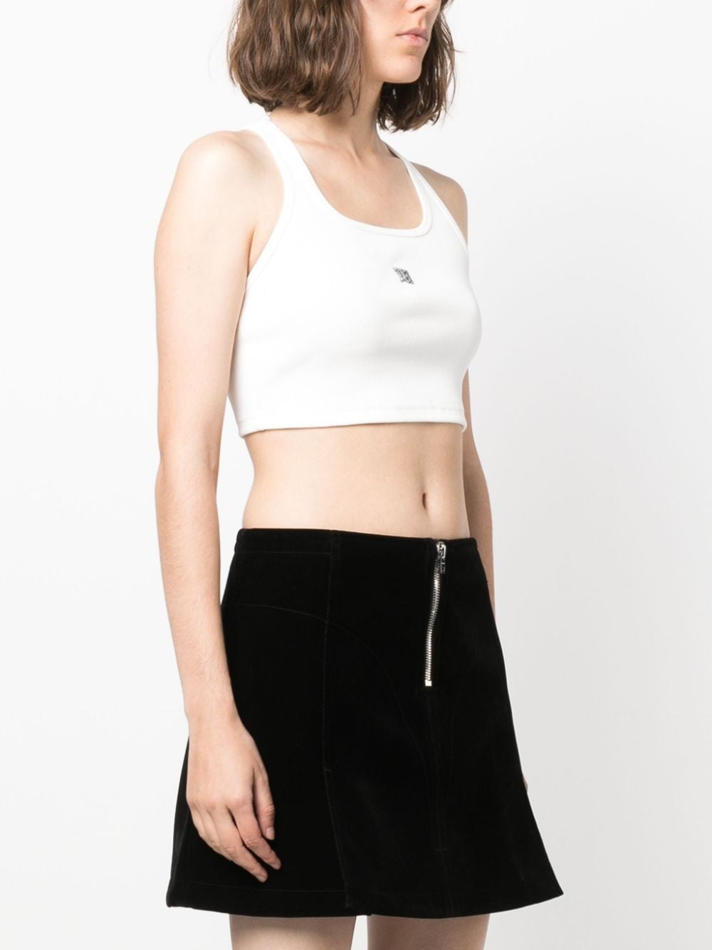 The M logo-embroidered top - 3