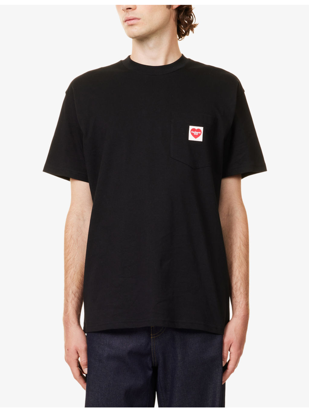 Logo-Patch Patch-Pocket Cotton T-Shirt - 3