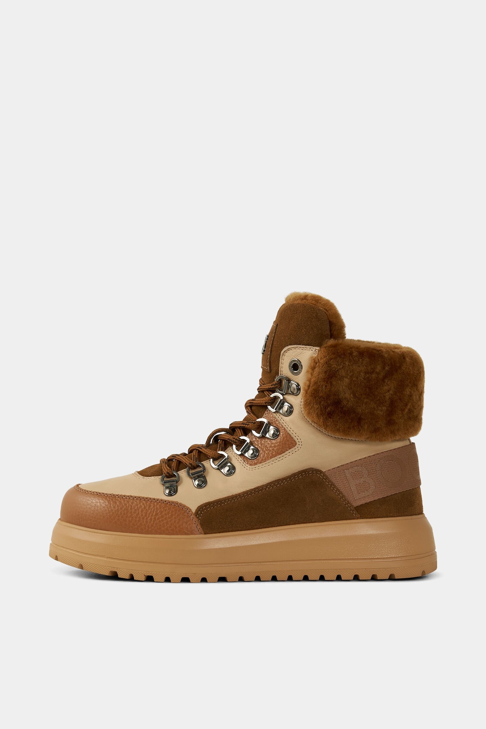 Antwerp High-top sneakers in Cognac/Beige - 1