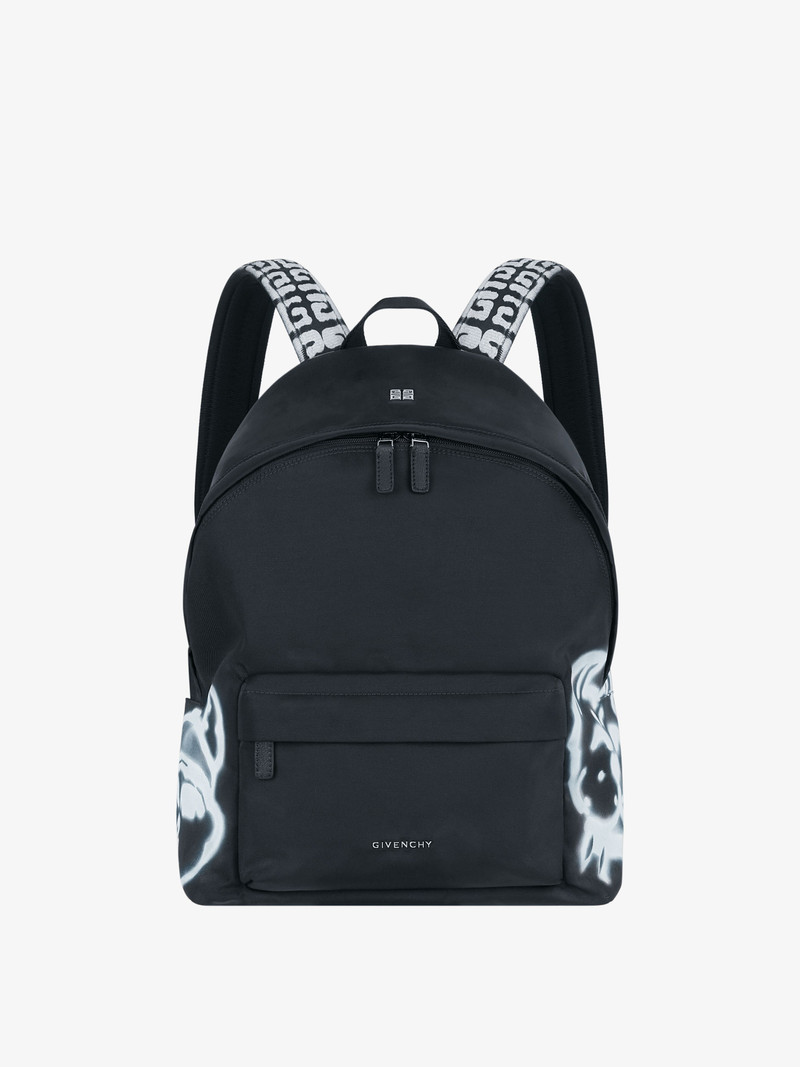 ESSENTIEL U BACKPACK WITH TAG EFFECT DOG PRINTS WITH COVER 4