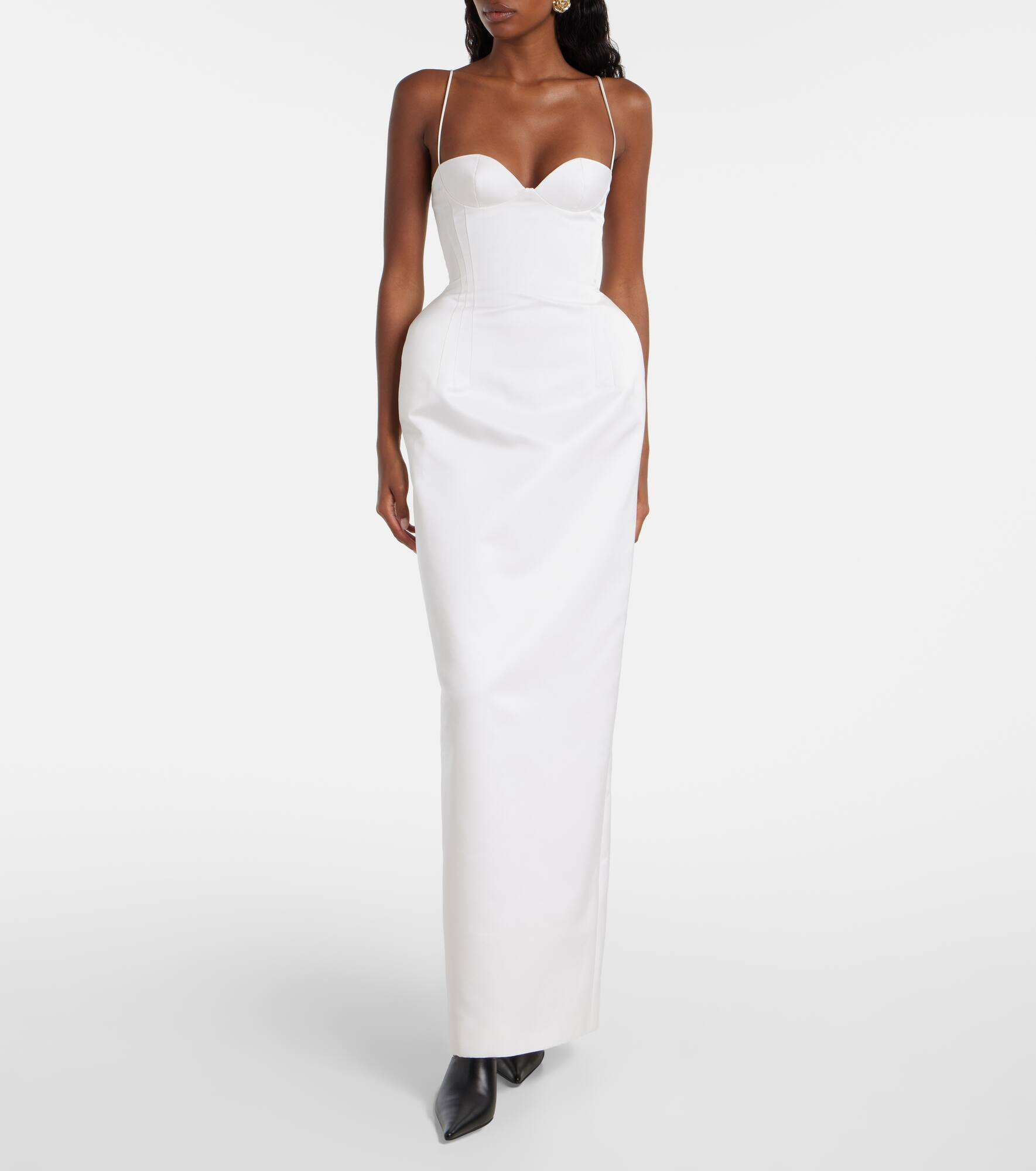 Bridal satin gown - 2