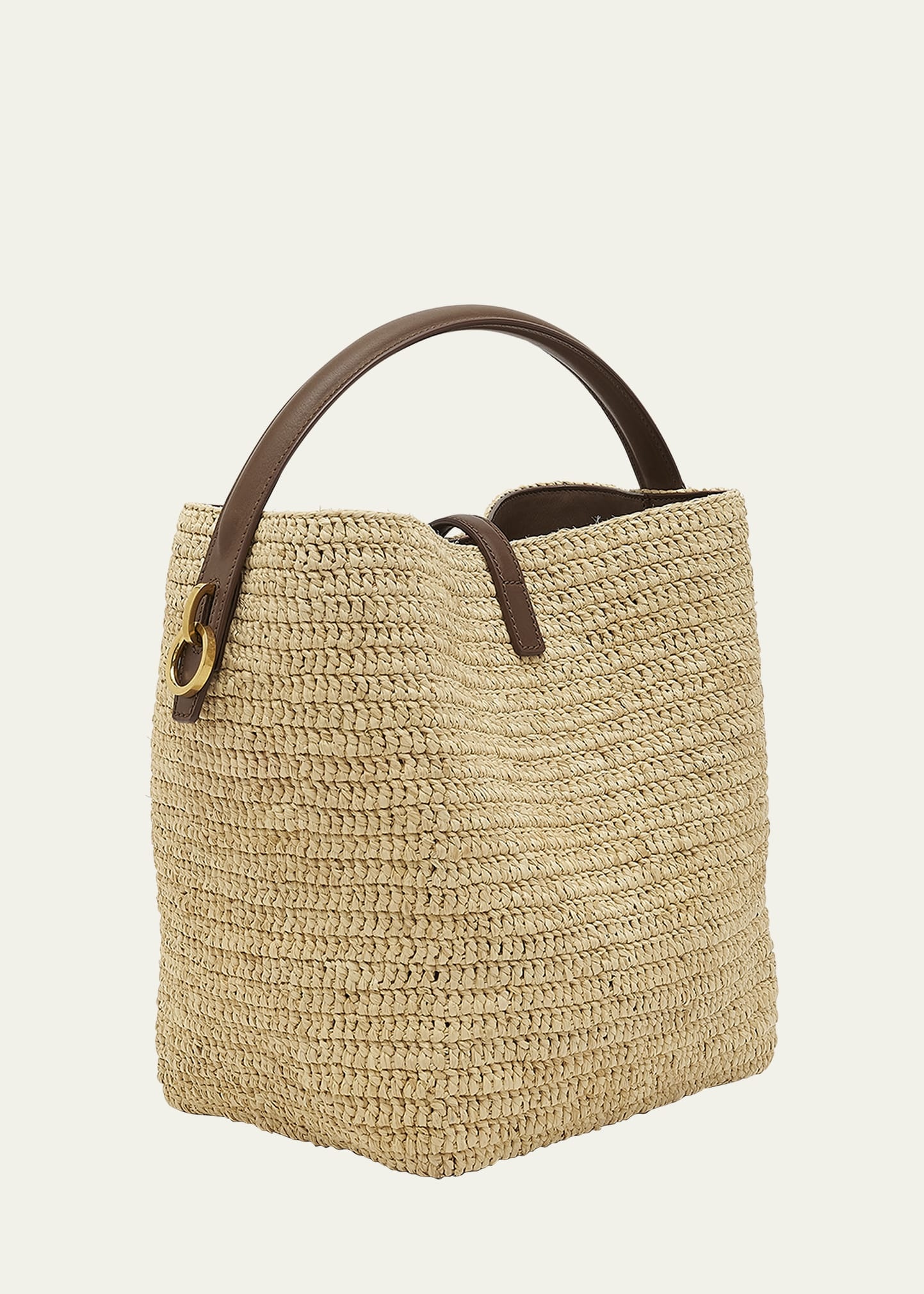 Le 37 Raffia Bucket Bag - 3