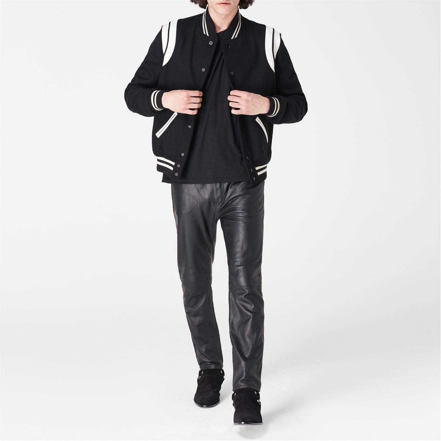 【送料&関税込】Saint Laurent Teddy Bomber SAINT LAURENT Teddy Jacket - POIZON