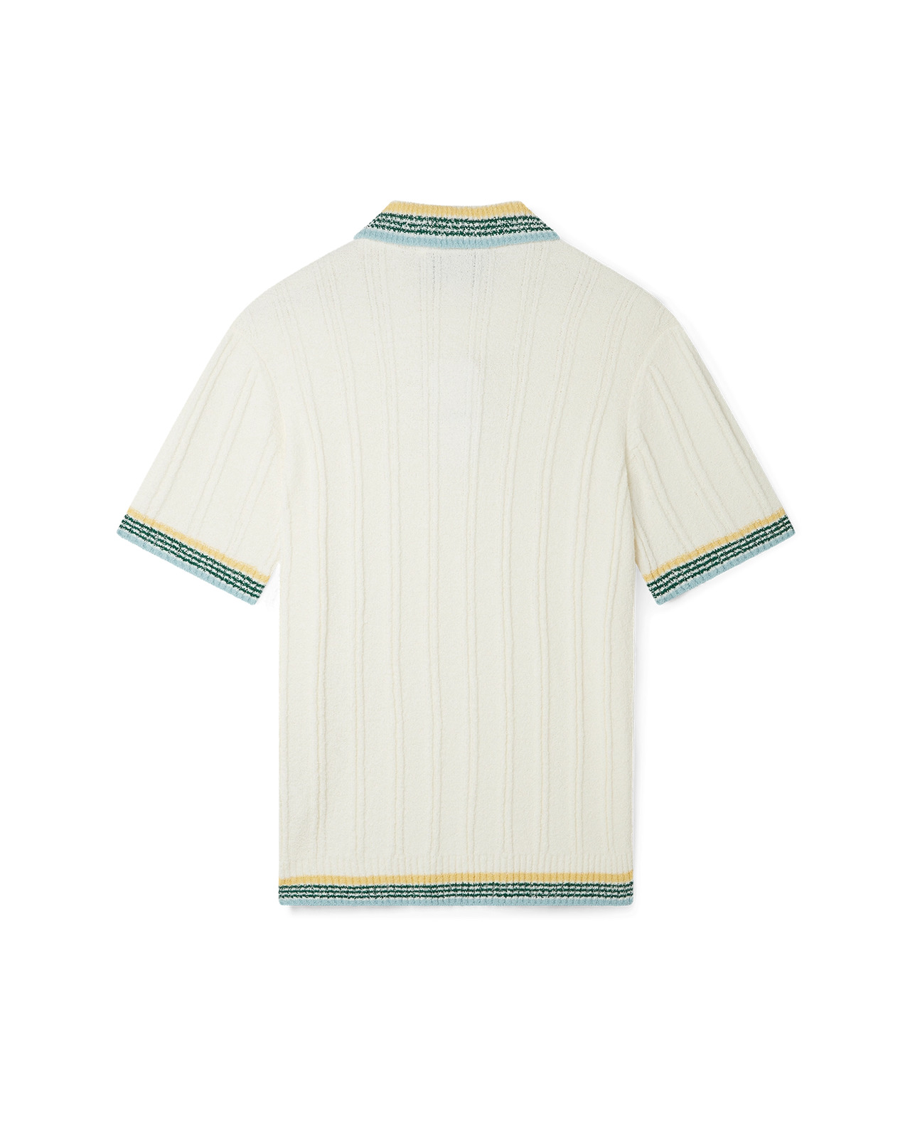 Rib Boucle Polo Shirt | Casablanca Paris - 2