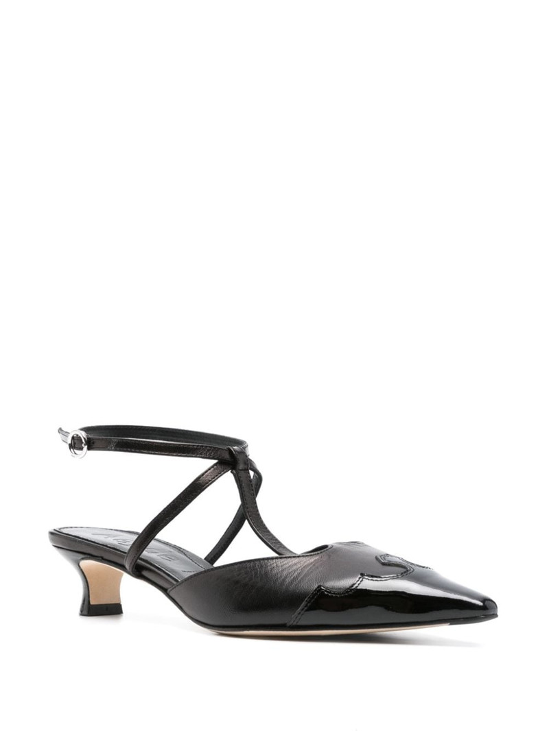 Aeyde Saga 35mm leather T-bar pumps outlook