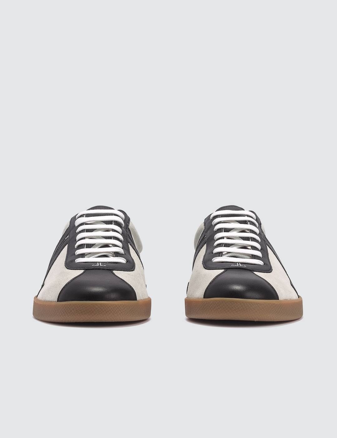 JL Low Top Sneaker In Nappa And Suede - 2