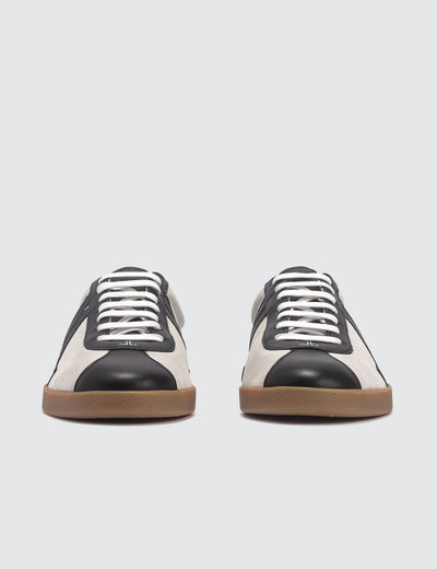 Lanvin JL Low Top Sneaker In Nappa And Suede outlook