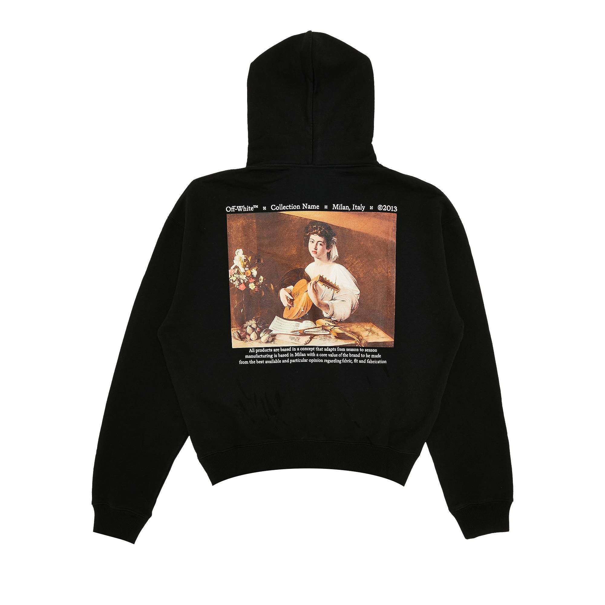 Off-White Caravaggio Over Hoodie 'Black/Multicolor' - 2