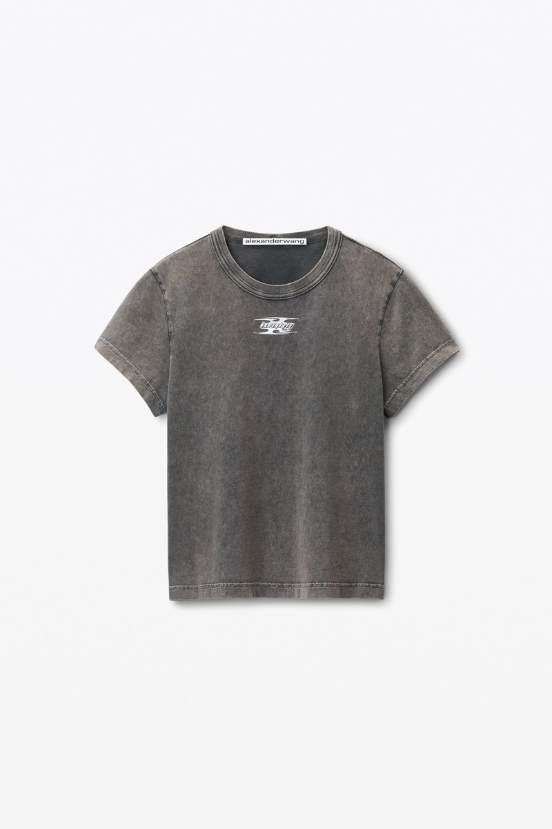 blade logo-embossed tee in cotton - 1