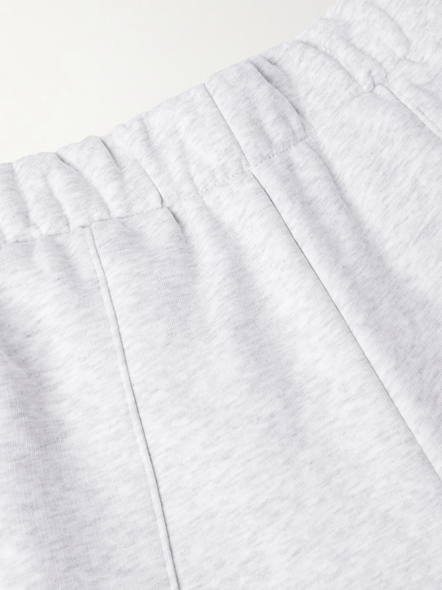 Club Tapered Organic Cotton-Blend Jersey Sweatpants Gray - 5
