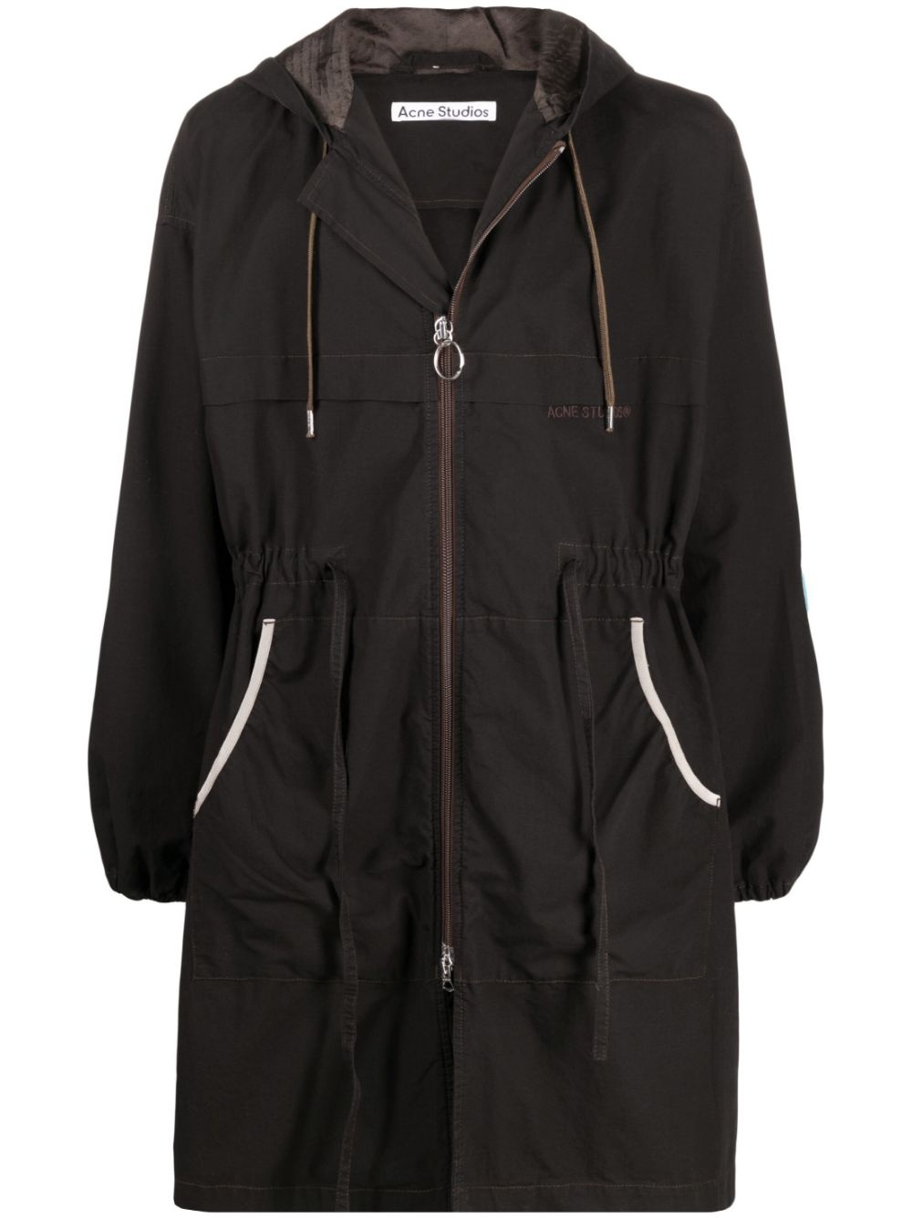 oversized hooded parka - 1