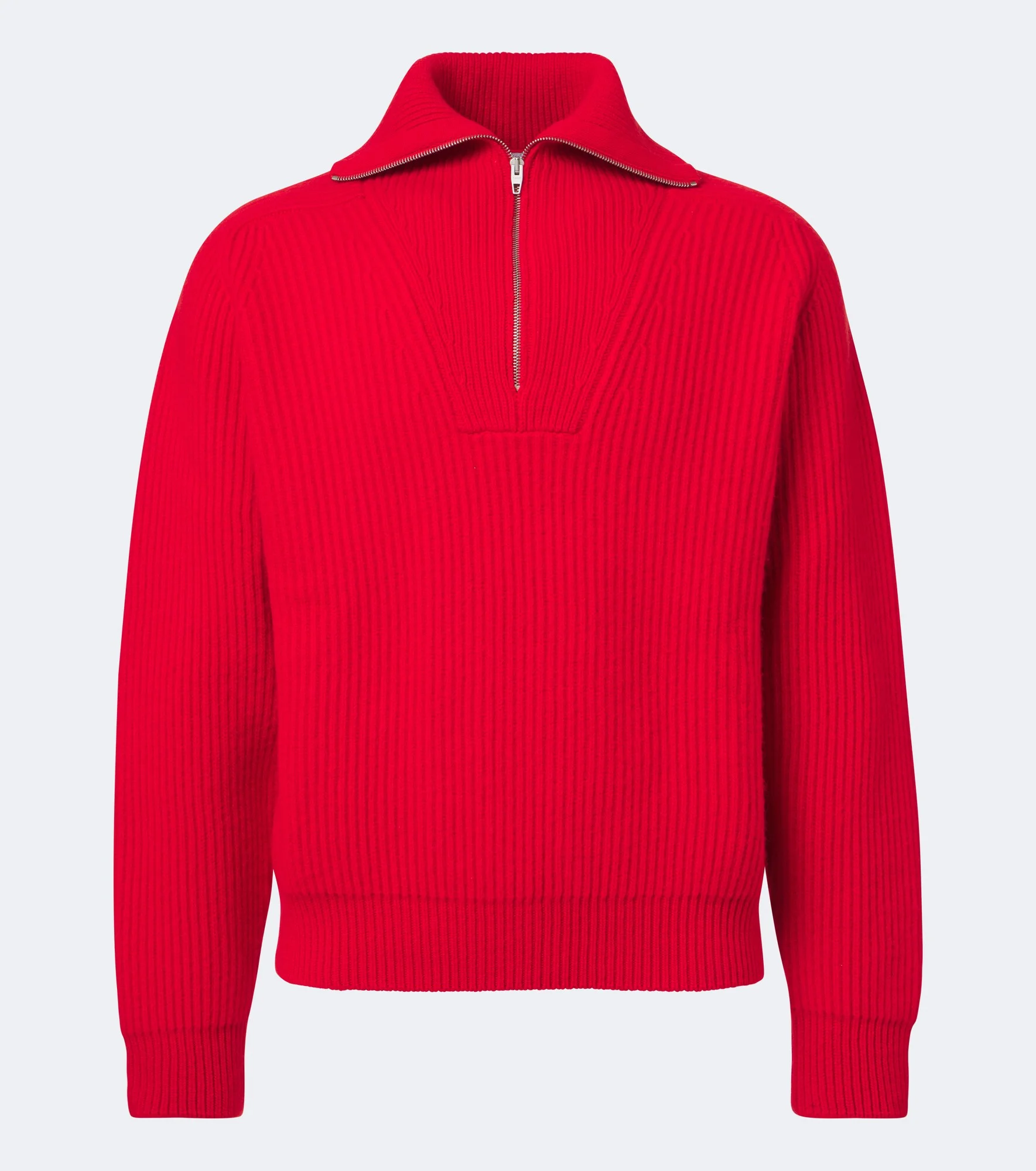 Wool half-zip sweater - 1