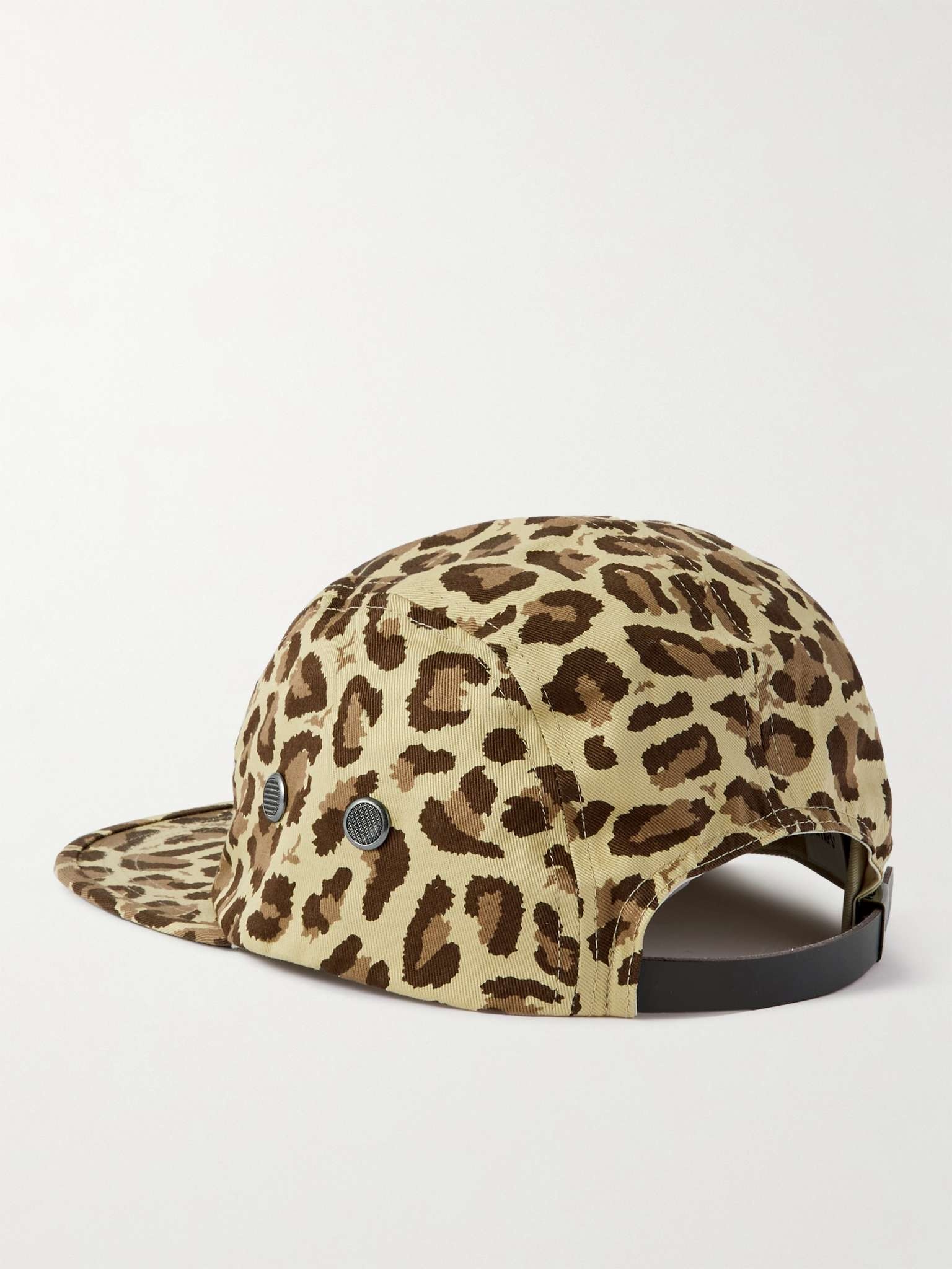 Logo-Appliquéd Leopard-Print Cotton-Twill Baseball Cap - 4