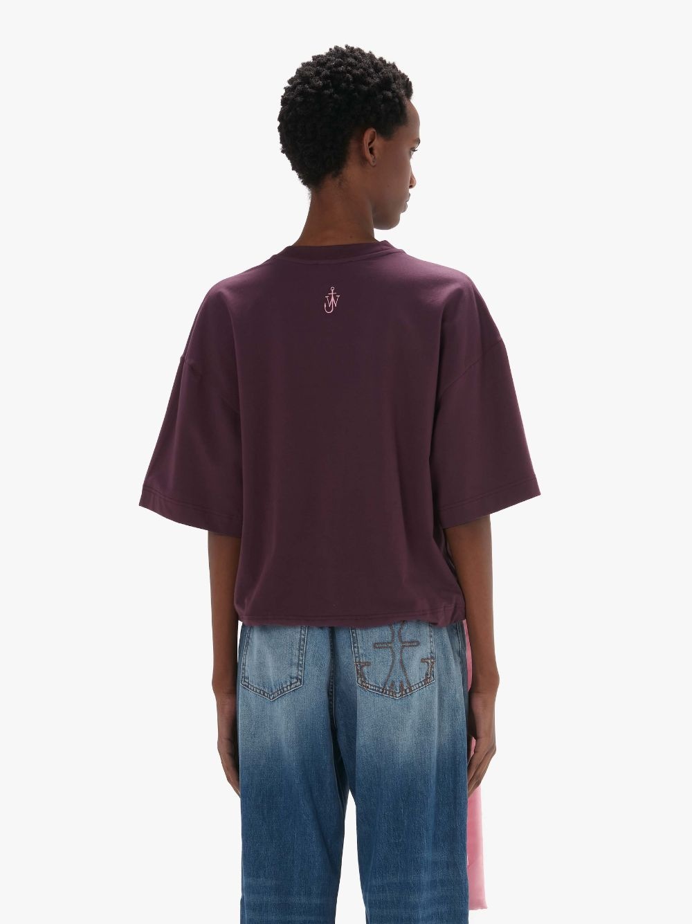 SATIN CROPPED T-SHIRT - 3