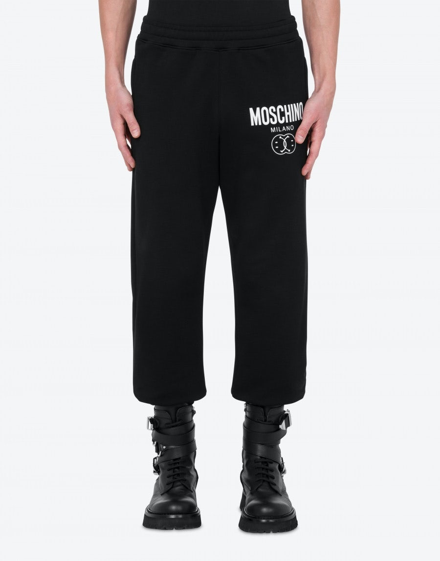 DOUBLE SMILEY® LOGO ORGANIC FLEECE JOGGERS - 2