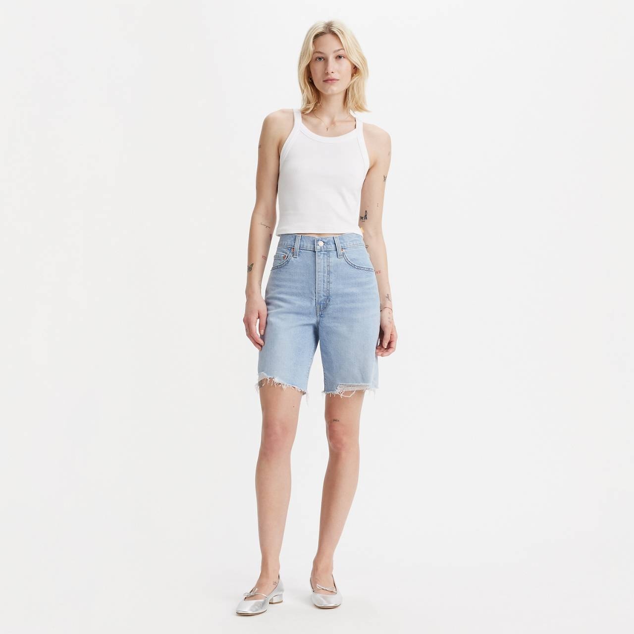 RIBCAGE BERMUDA WOMEN'S SHORTS - 2