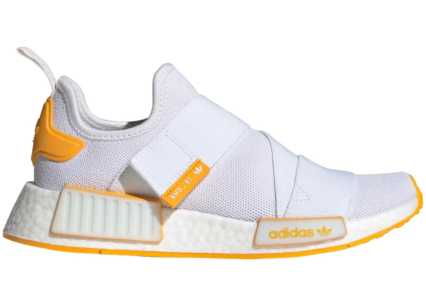adidas NMD R1 Strap Cloud White Collegiate Gold (Women's) - 1