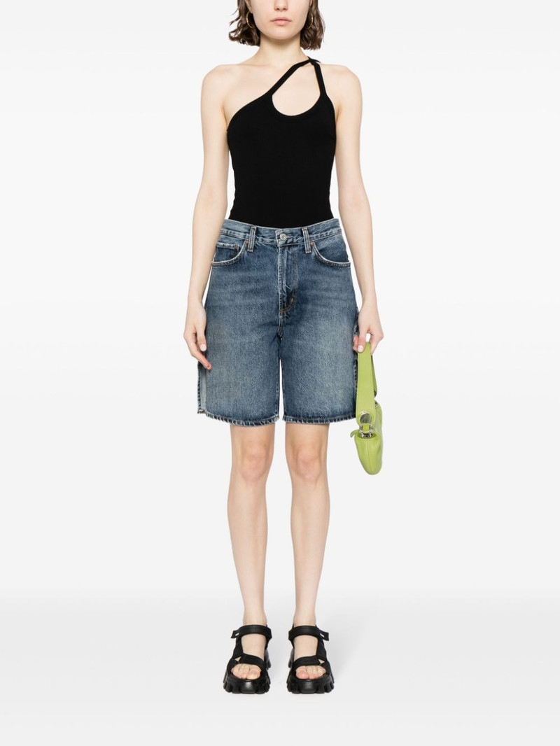AGOLDE Vida cotton denim shorts outlook