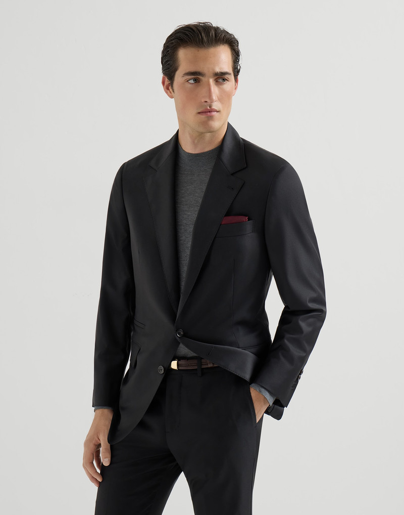 Super 150s virgin wool four season batavia twill blazer 2