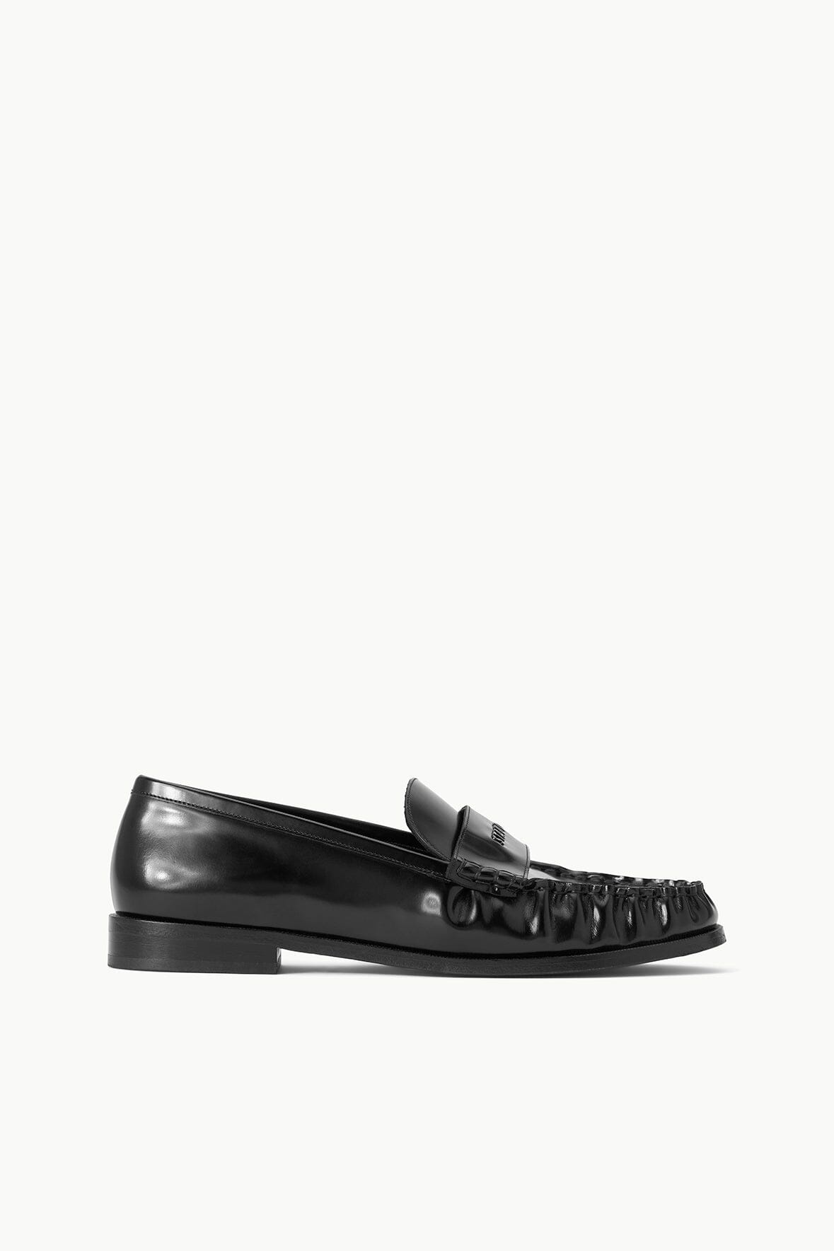 【関税込み】Staud ブラック Loulou ローファー STAUD STAUD LOULOU LOAFER BLACK | REVERSIBLE