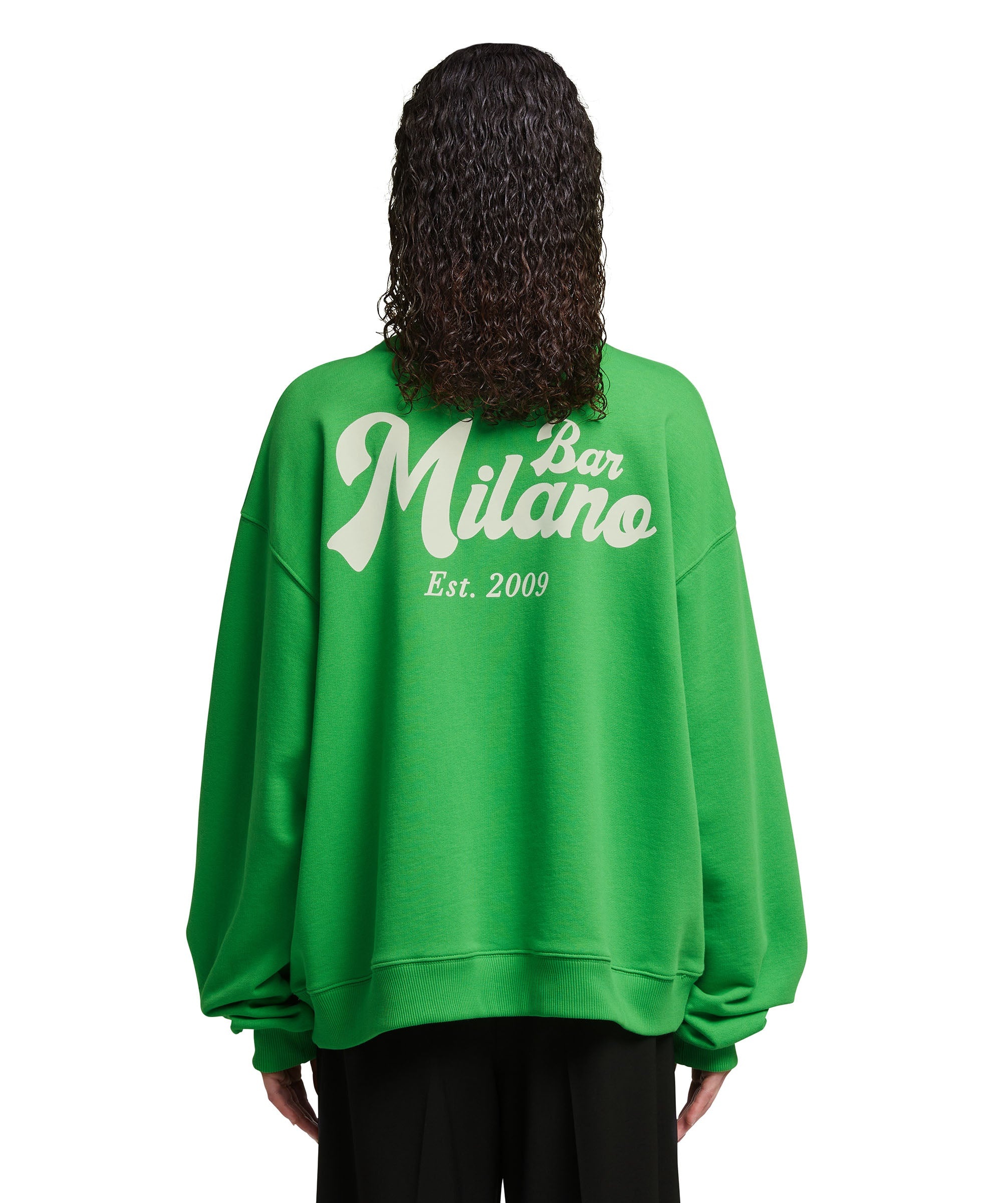 Sweatshirt with "bar Milano" graphic - 3