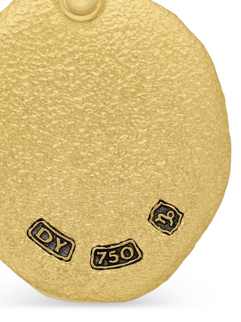 Men's Capricorn Amulet in 18K Yellow Gold, 27MM - Gold 6
