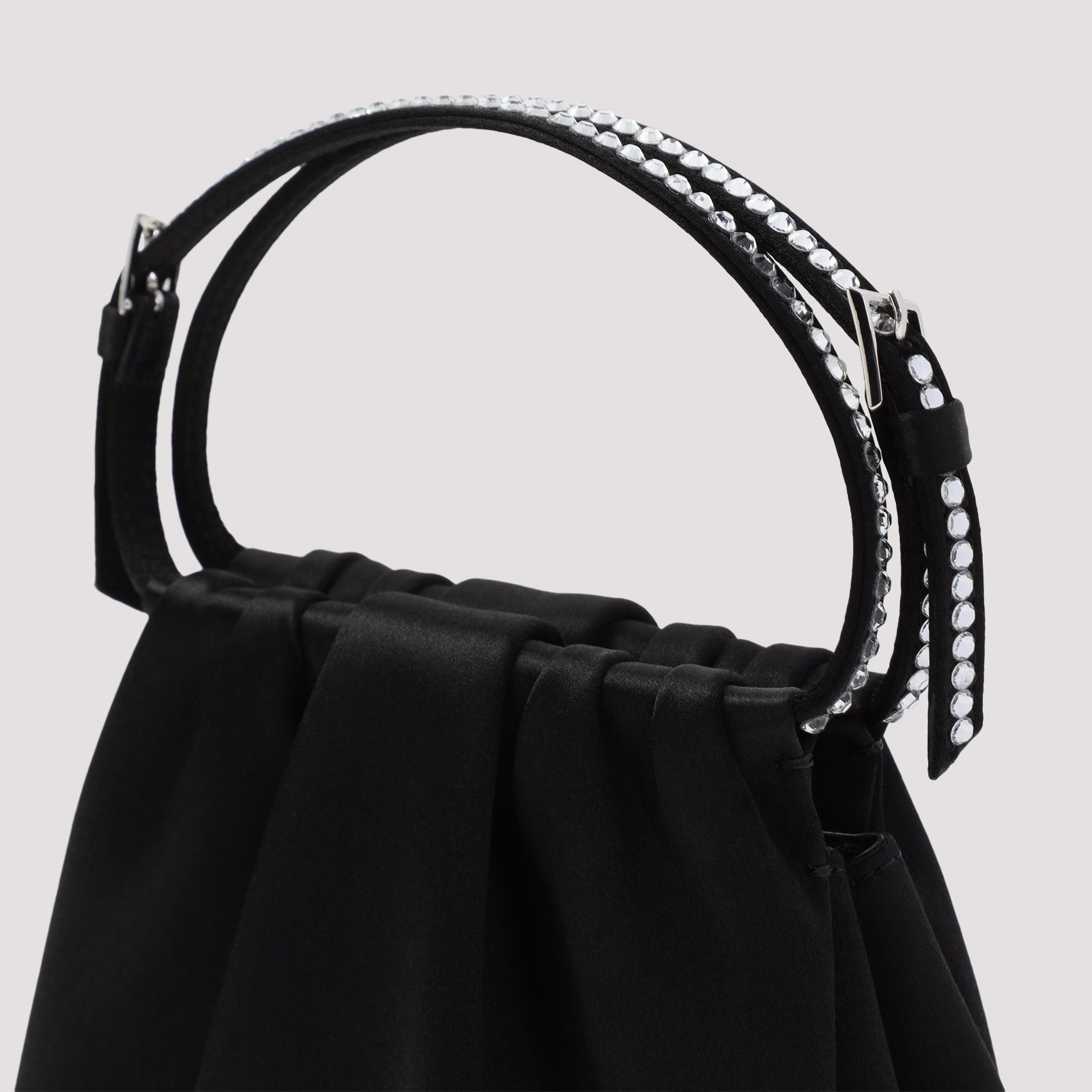Amina Muaddi Vittoria Crystal Handbag Women - 3