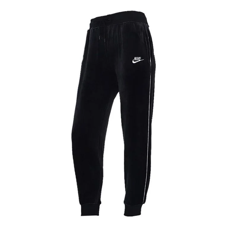 (WMNS) AS W Nike Sportswear HRTG Pant PLUSH KNIT Black DD7106-010 - 1