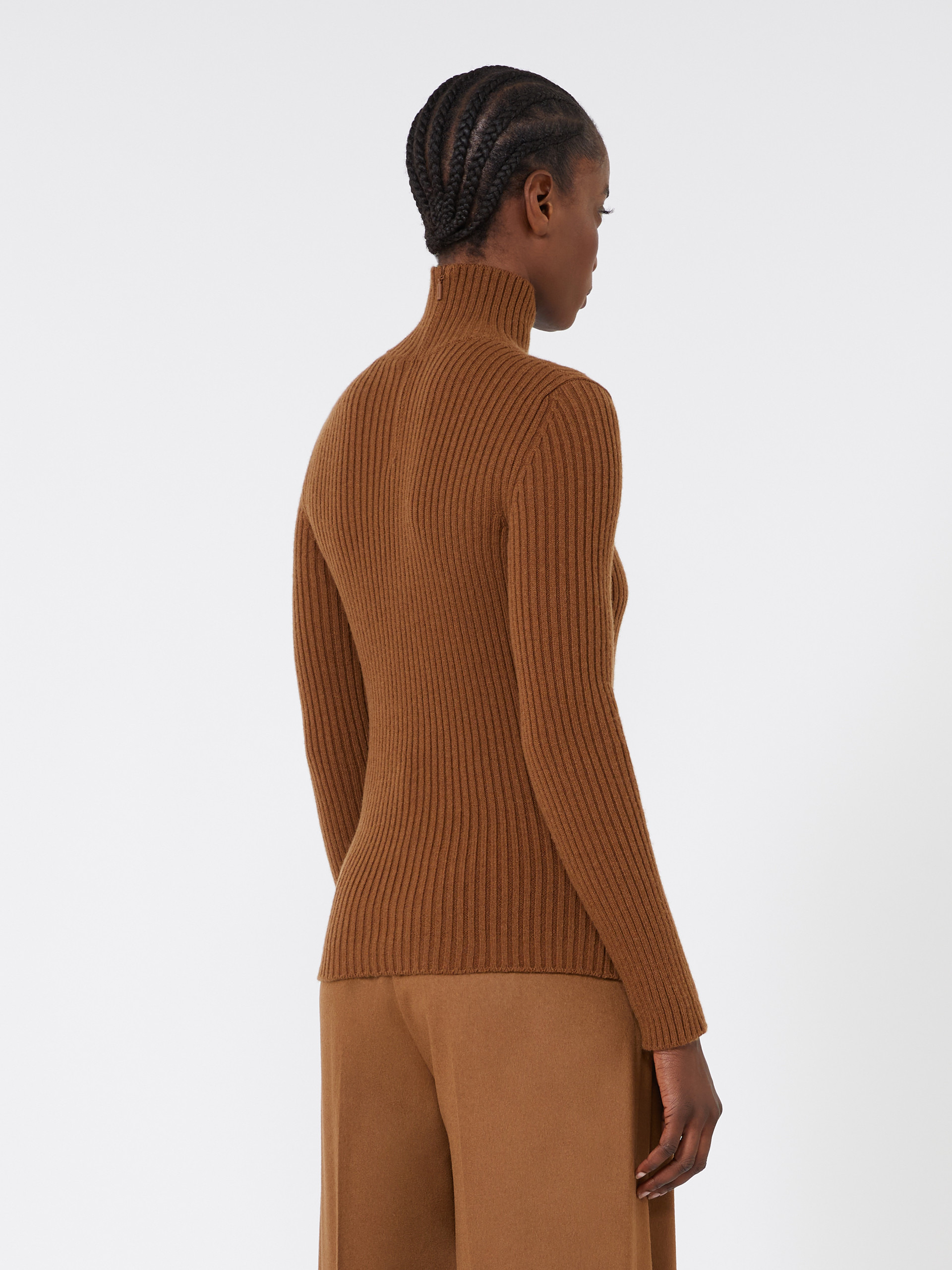 ARAL1234 Wool and cashmere ribbed turtleneck - 4