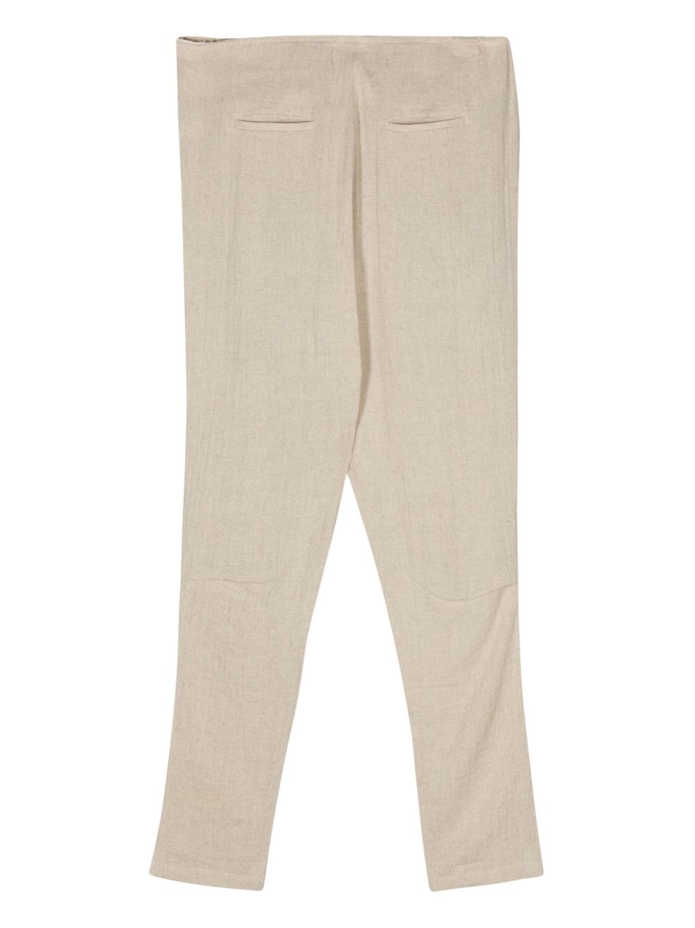 high-waisted tapered trousers - 2