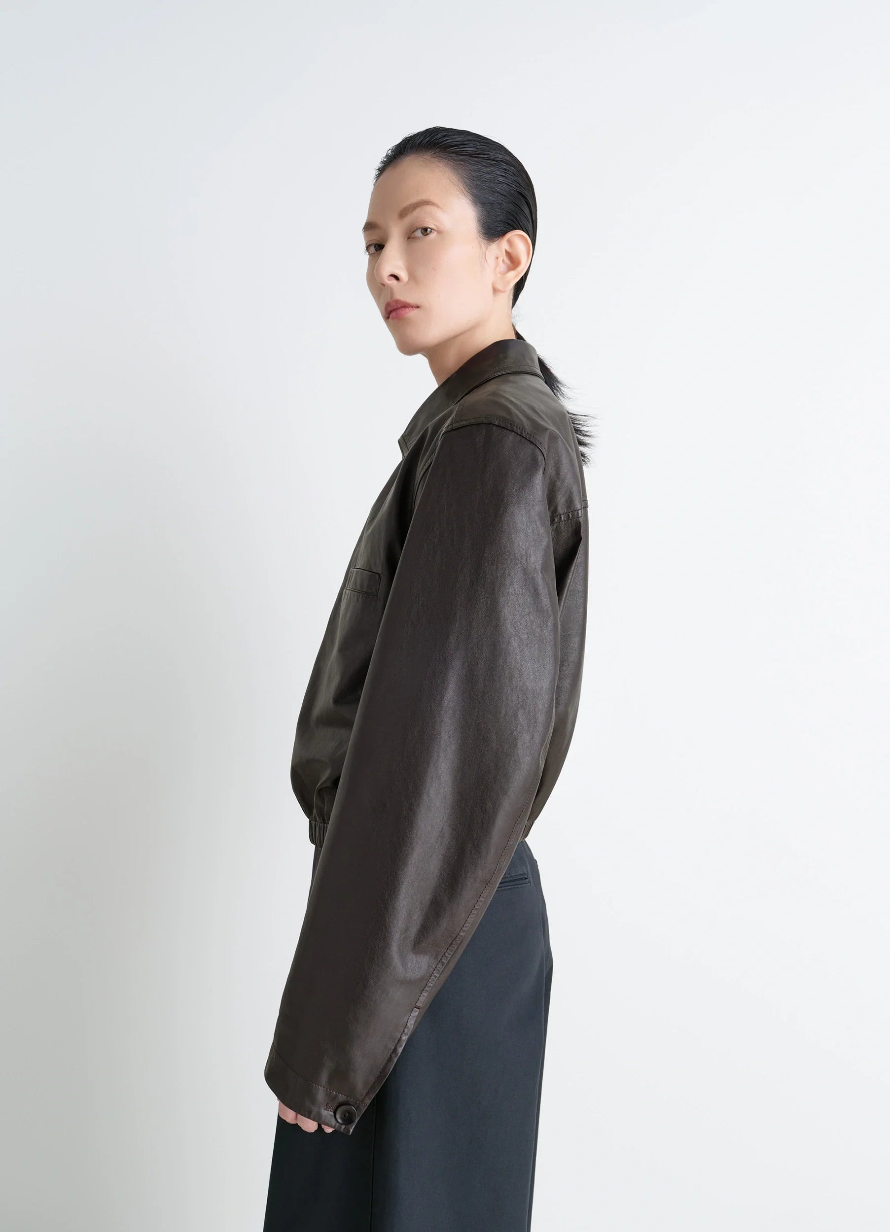 SOFT LEATHER BLOUSON - 5