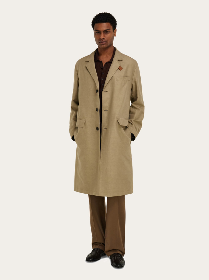Linen blend duster 6