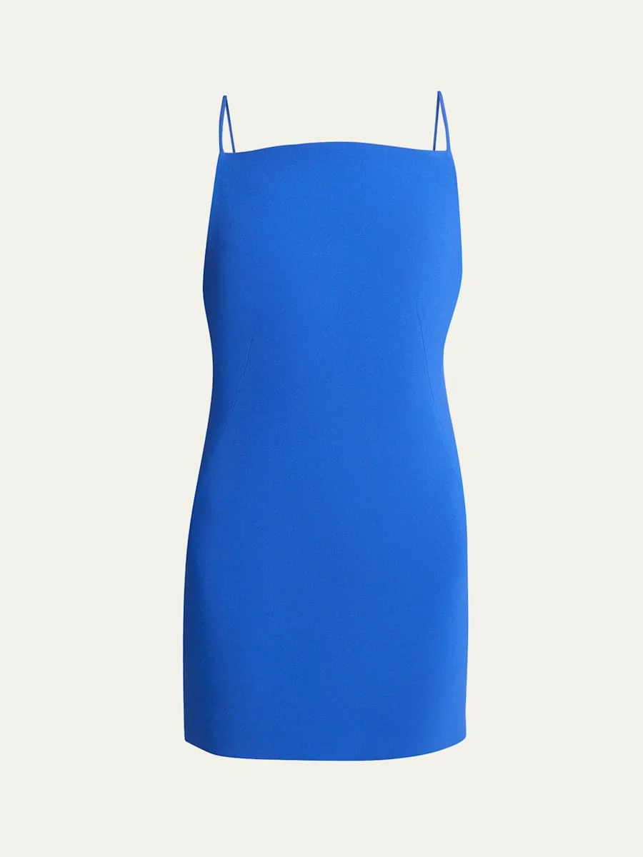 Sleeveless Sliced Mini Dress - 1