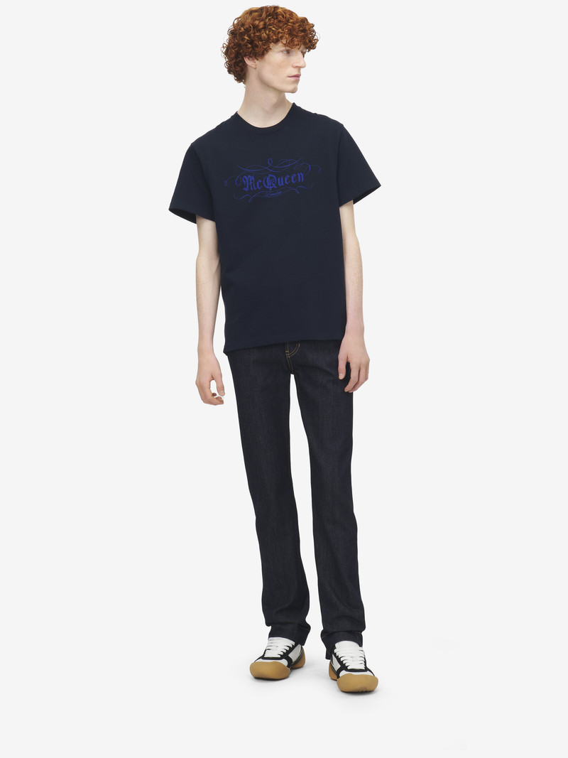 McQueen Script Print T-shirt 3