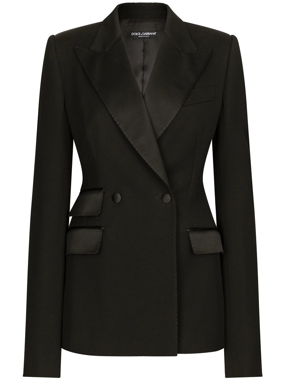 ジャケット DOLCE & GABBANA TURLINGTON DOUBLE-BREASTED WOOL JACKET Double-breasted pinstripe wool Turlington jacket in