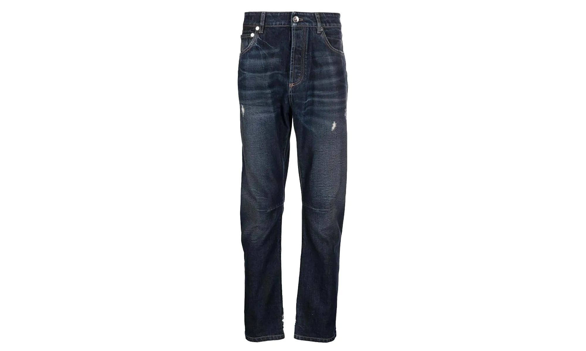 Distressed Denim Jeans "Dark Wash" BRUN214 - 1