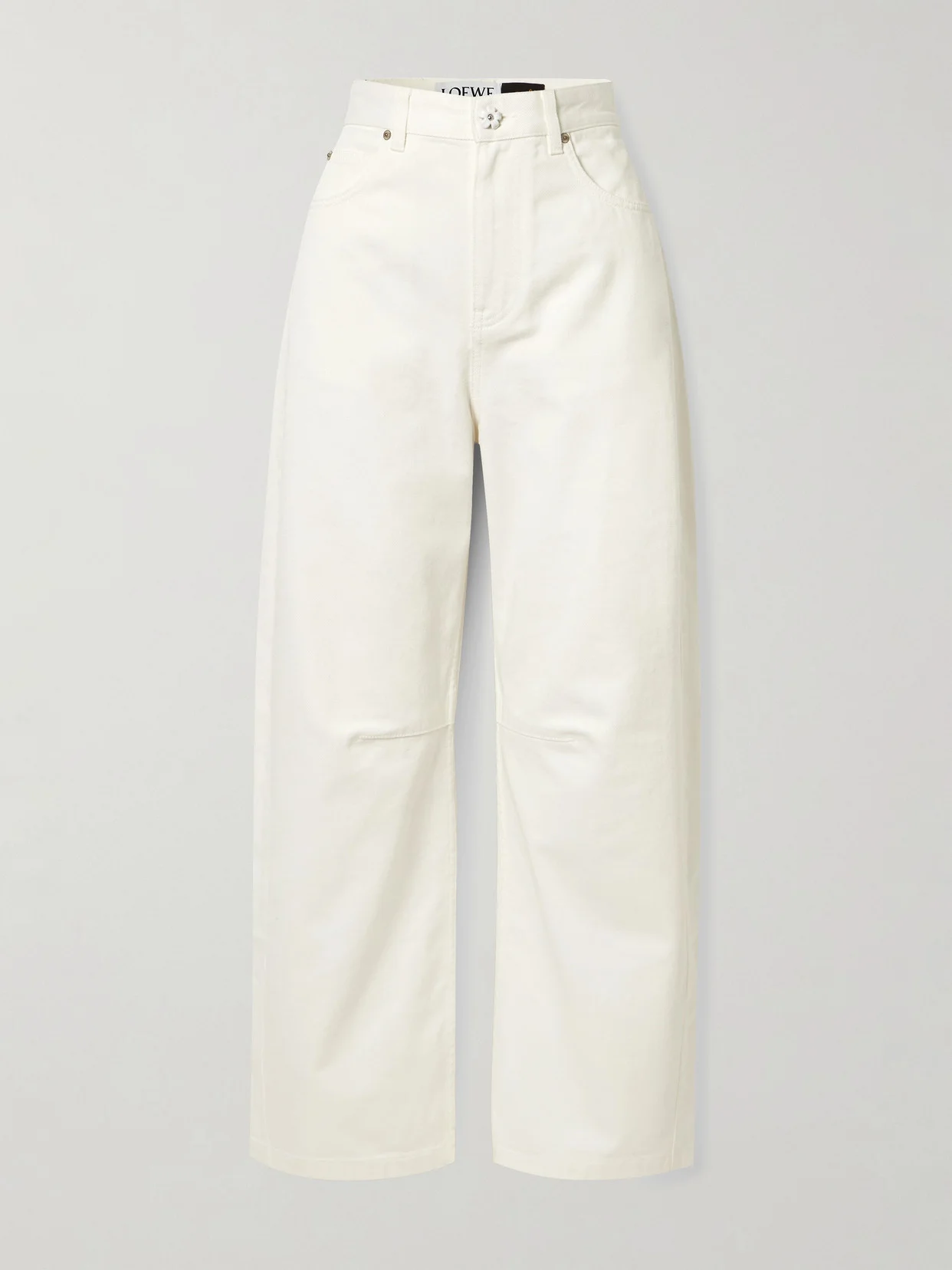 + Paula's Ibiza Paneled Embellished Mid-rise Barrel-leg Jeans - 1