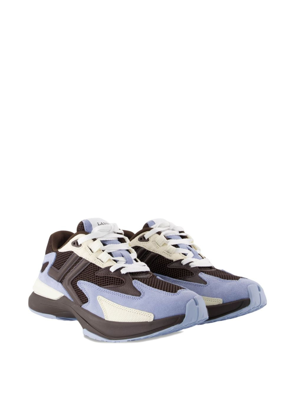 JLA mesh-panel suede sneakers - 2