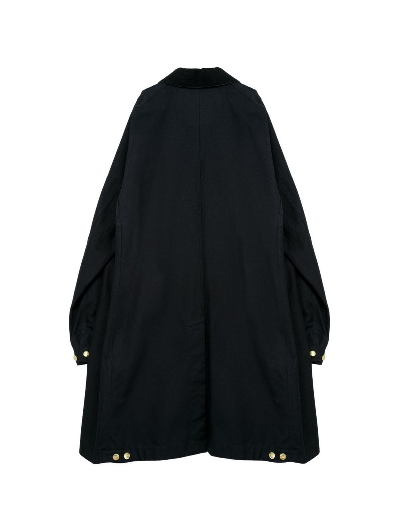 Carhartt WIP x Sacai Duck Coat logo trench coat outlook