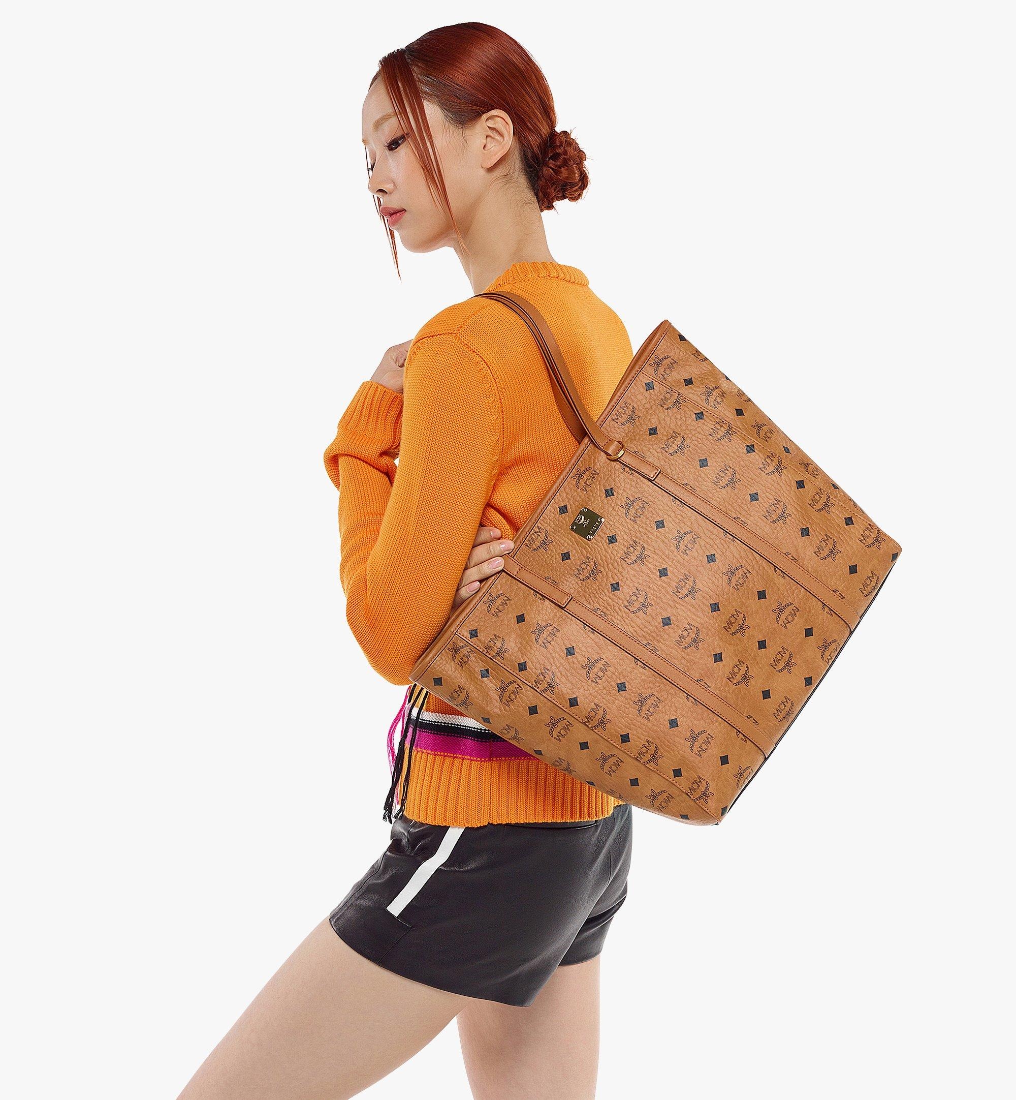 Toni Top-Zip Shopper in Visetos - 2