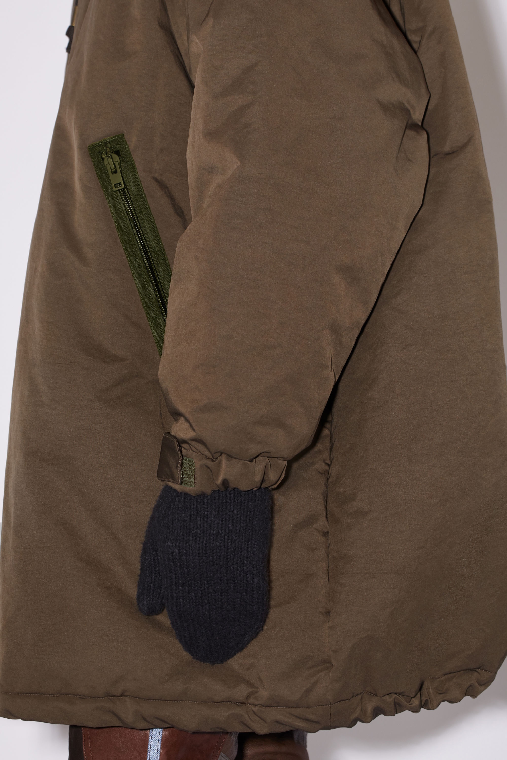 Padded parka - Dark khaki - 5