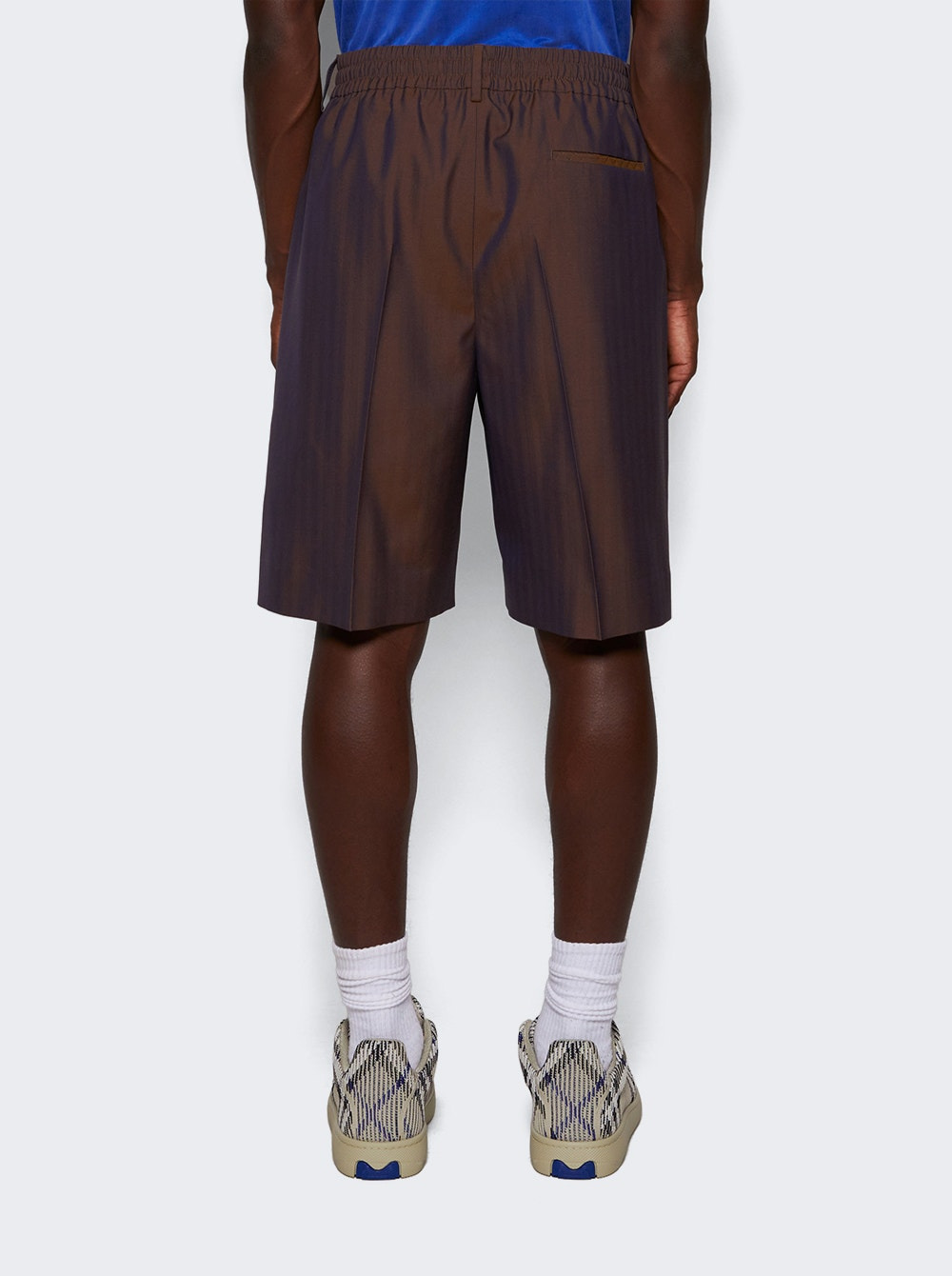 Wool Tailored Shorts Barrel - 5