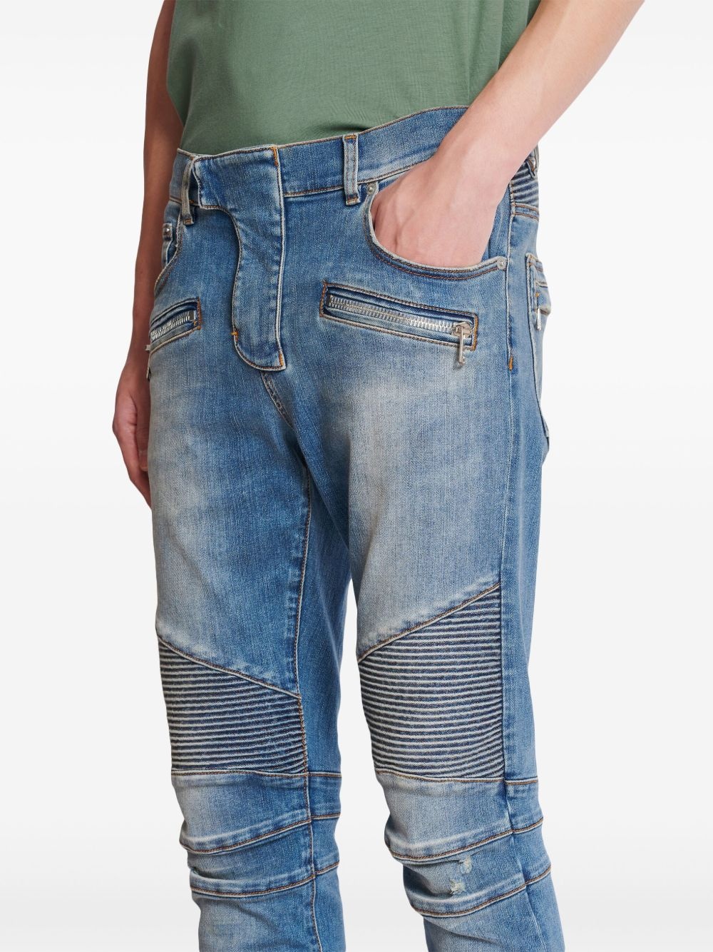 biker jeans - 7