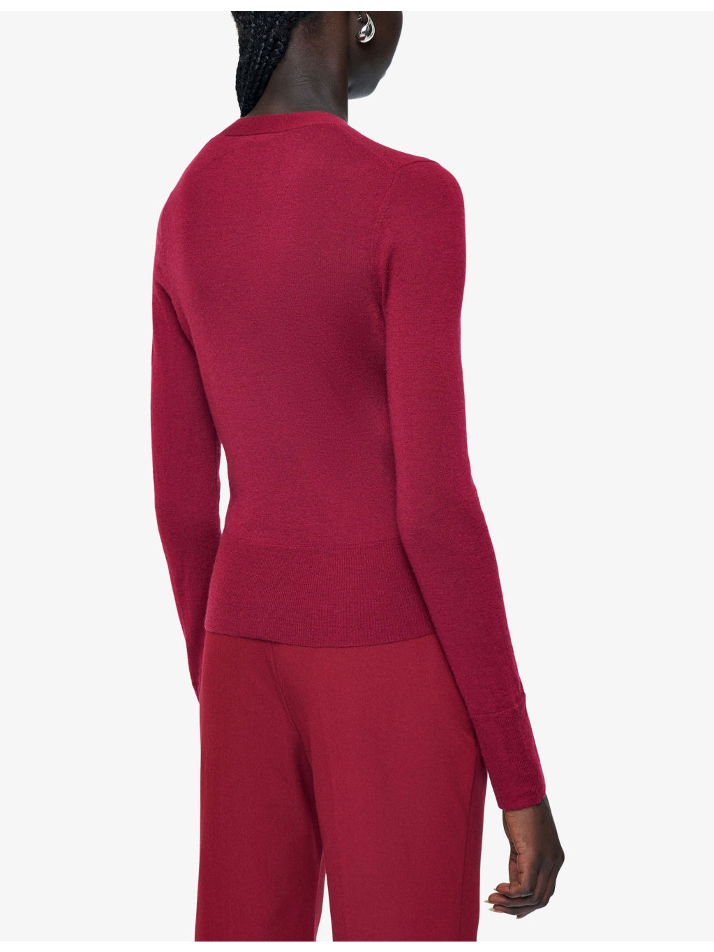 Cashair V-Neck Cashmere Cardigan - 4