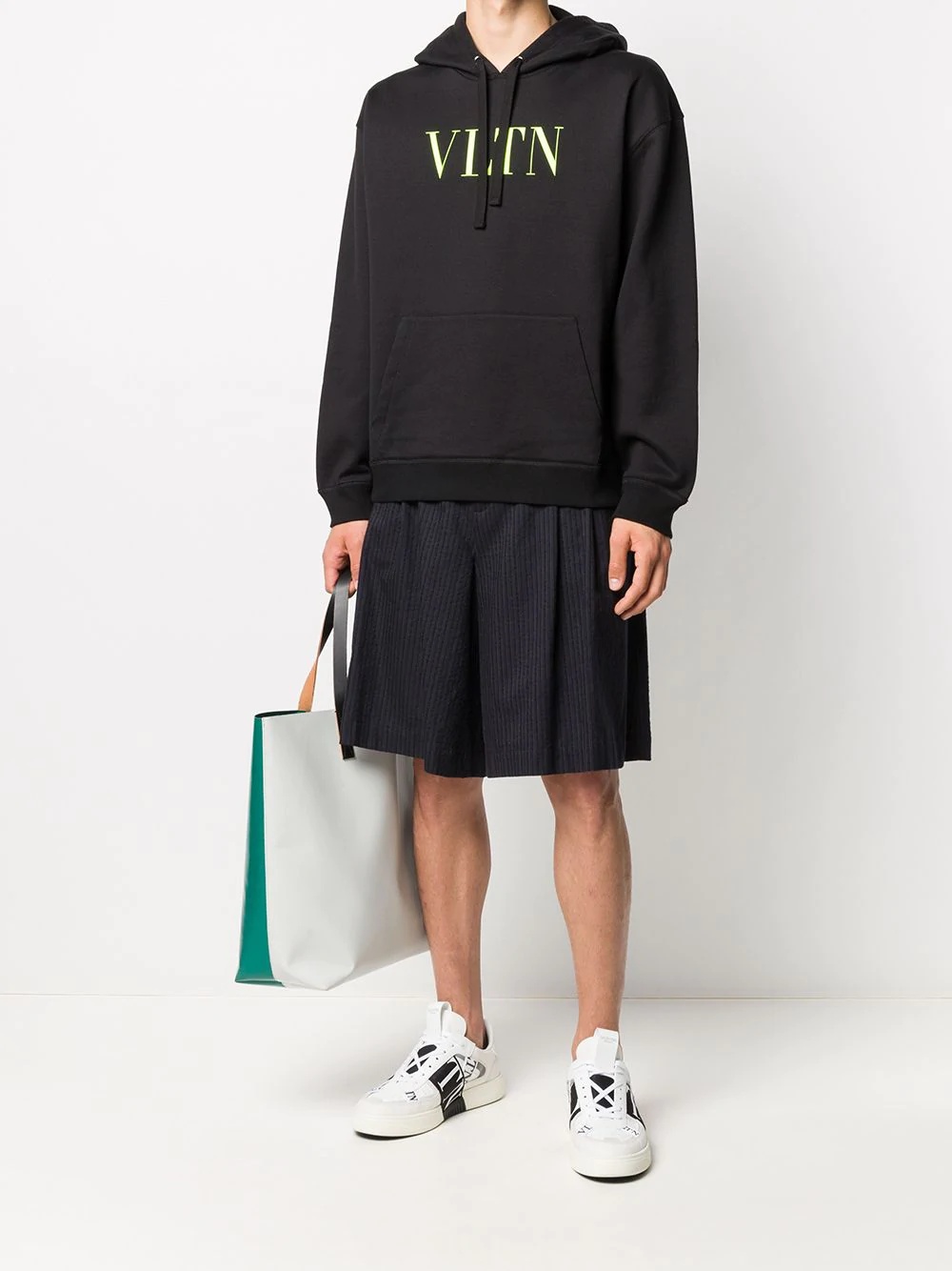 VLTN logo-print hoodie - 2