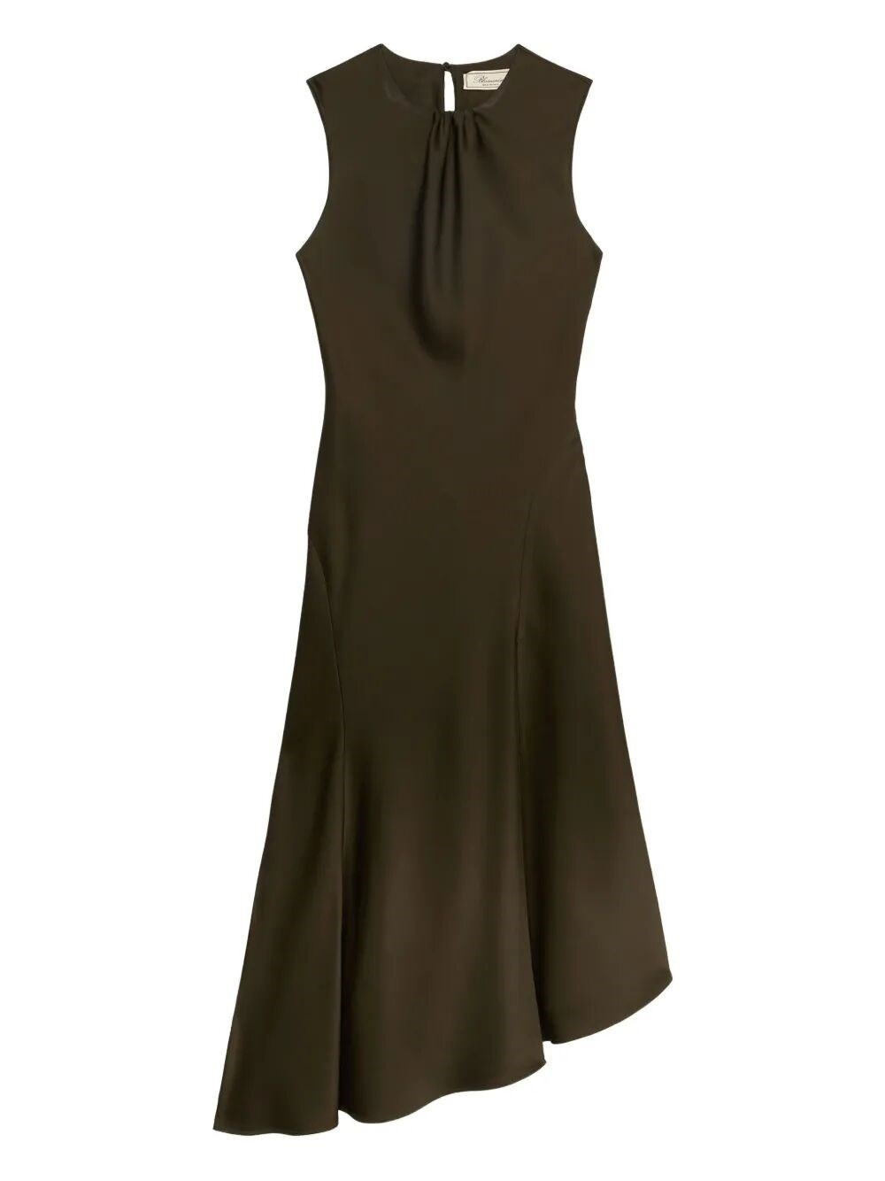 The ENVER SATIN DRESS by BLUMARINE is an exquisite addition to your wardrobe, seamlessly blending el - 1