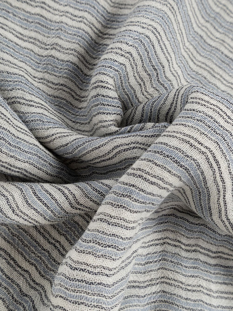 Zenila striped fringed scarf 3